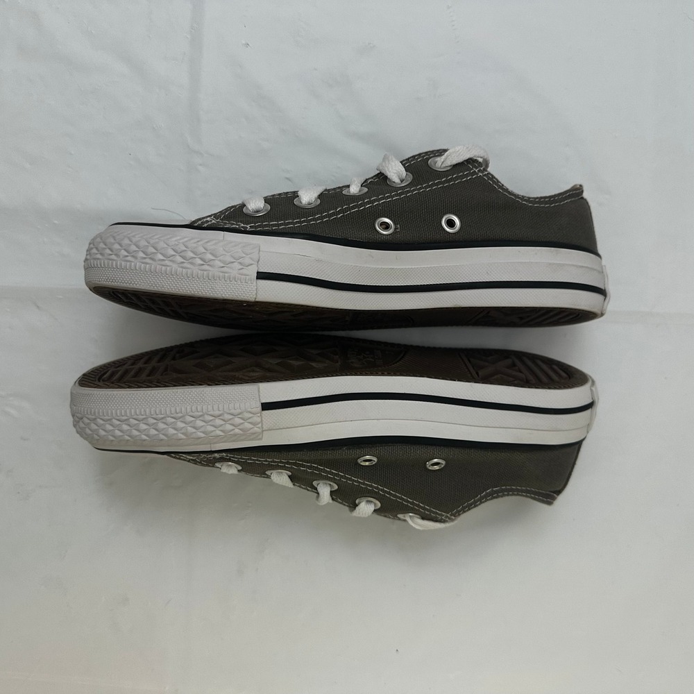 Converse Chuck Taylor All Star Low Top Charcoal Grey/Olive Hugh Sneakers WSize5 - Picture 9 of 11